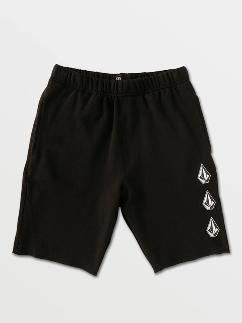 Volcom Iconic Stone Fleece Shorts Svarta | JVY902517