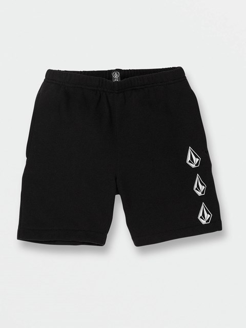 Volcom Iconic Stone Fleece Shorts Svarta | WXQ810346
