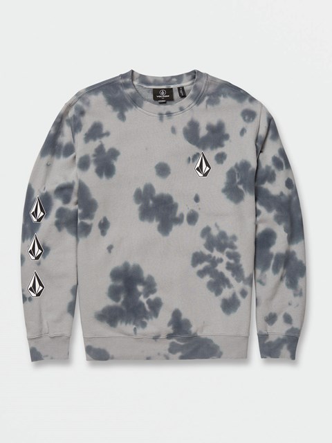 Volcom Iconic Stone Plus Crew Sweatshirt Blå | AON901874