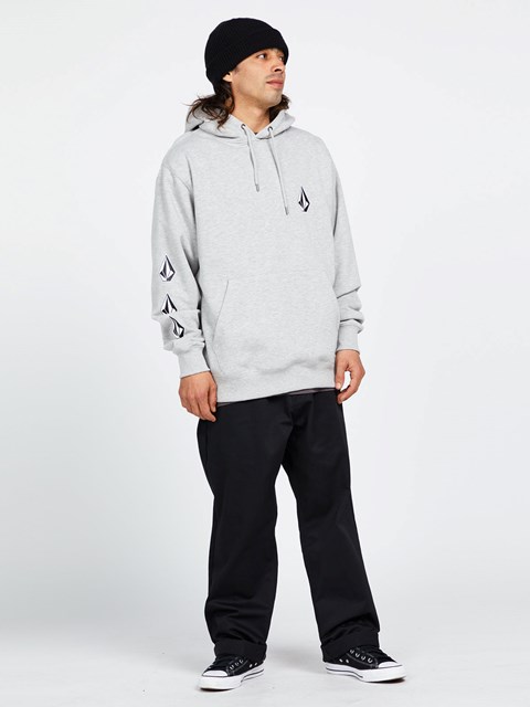 Volcom Iconic Stone Pullover Hoodie Grå | WGB852617