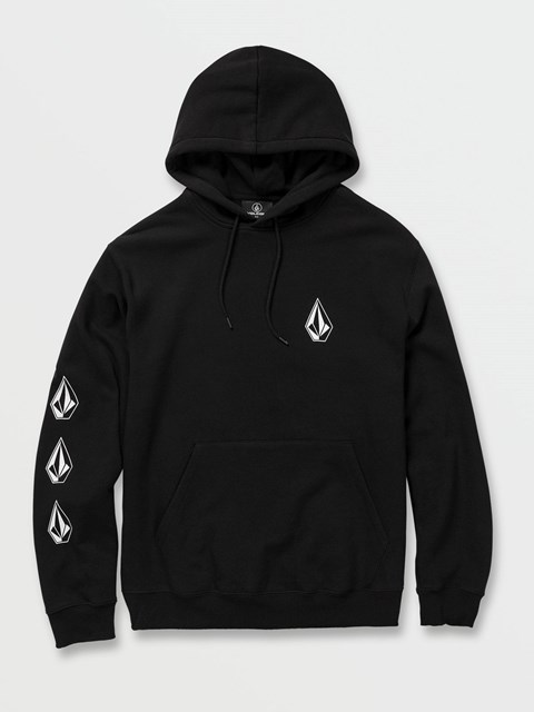 Volcom Iconic Stone Pullover Hoodie Svarta | EVS015634