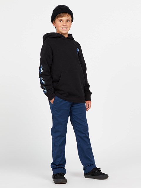 Volcom Iconic Stone Pullover Hoodie Svarta | YQE936712