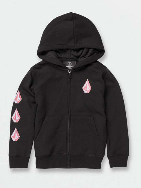 Volcom Iconic Stone Zip Hoodie Svarta | FUD608795