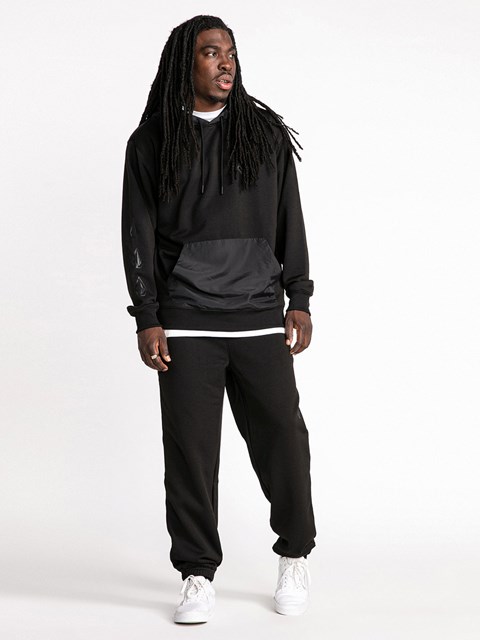 Volcom Iconic Tech Pullover Hoodie Svarta | BKX618720