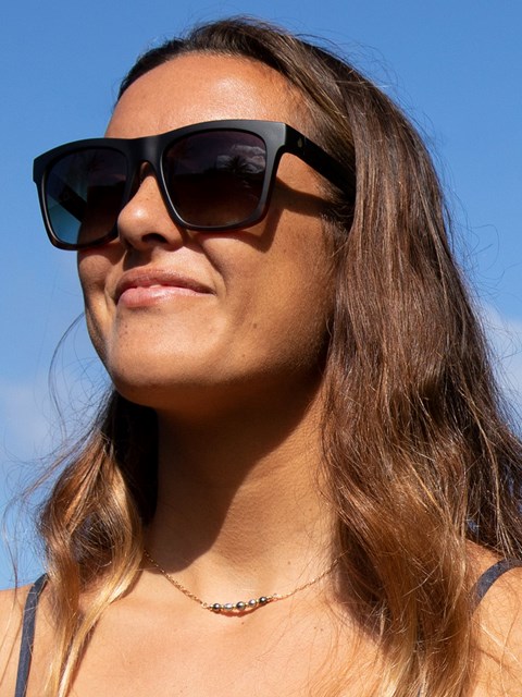 Volcom Jewel Sunglasses Matte Darkside / Bronze Fade Polar | IYP768149