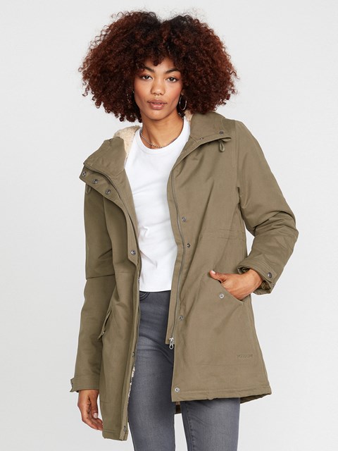 Volcom Less Is More 5K Parka Winter Moss | WBF502378