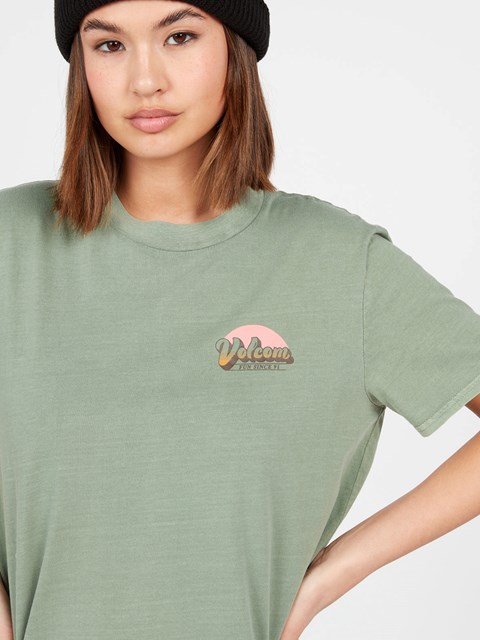 Volcom Lock It Up Korta Sleeve Tee Ljus | GIY215940