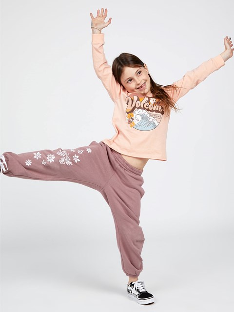 Volcom Made From Stoke Long Sleeve Tee Rosa | JNX837420