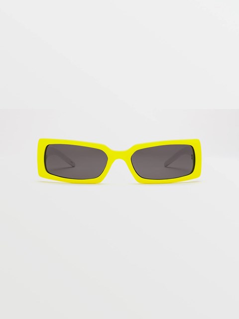 Volcom Magna Sunglasses Gloss Lime / Gray | EBZ046258