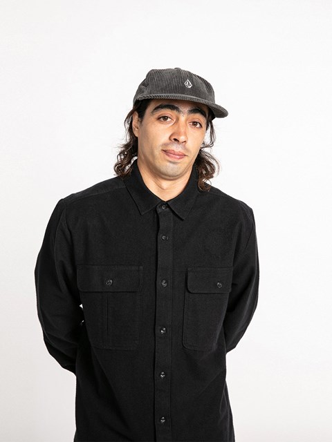 Volcom Minneret Long Sleeve Flannel Svarta | WOK293564