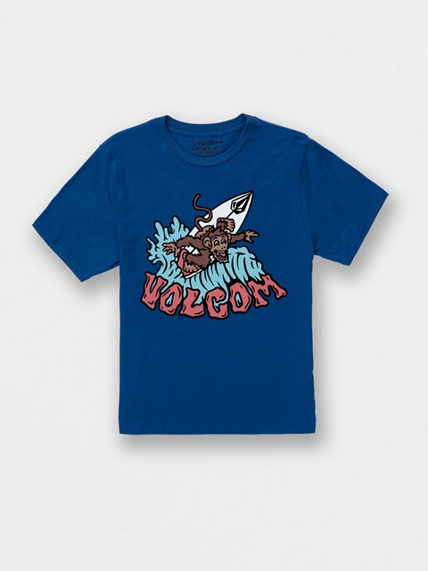Volcom Monkey Korta Sleeve Tee Kungsblått | YDT750629