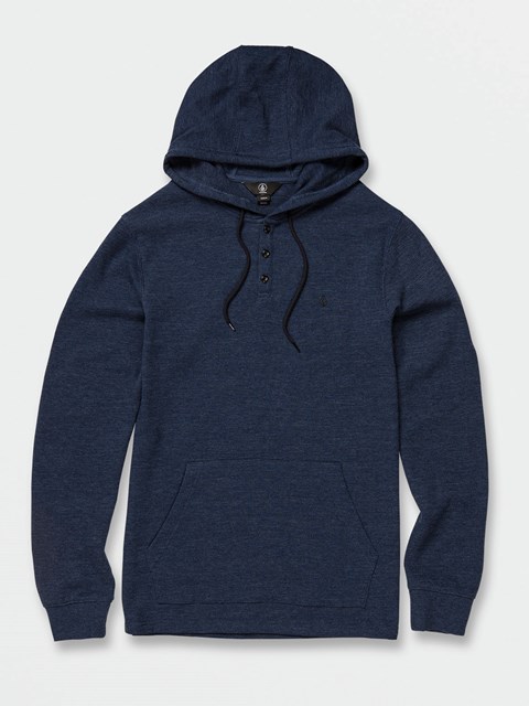 Volcom Murph Thermal Long Sleeve Shirt Indigo | QDP167023