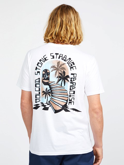 Volcom Mysto Stairs Korta Sleeve Tee Vita | UDN728593