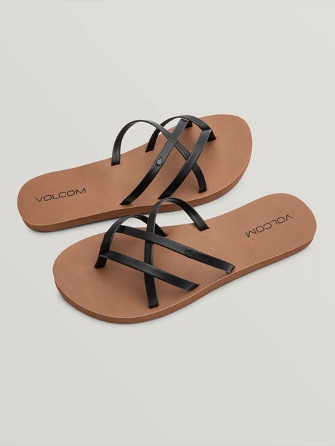 Volcom New School II Sandal Svarta | NGX253098