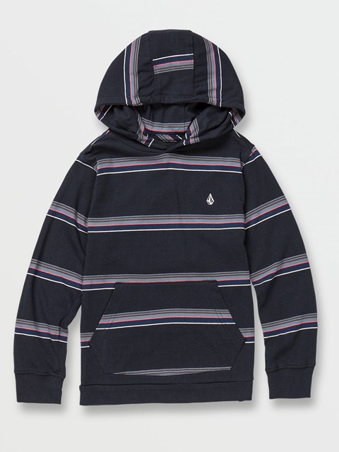 Volcom Outstoned Hooded Long Sleeve Shirt Marinblå | LMW298735