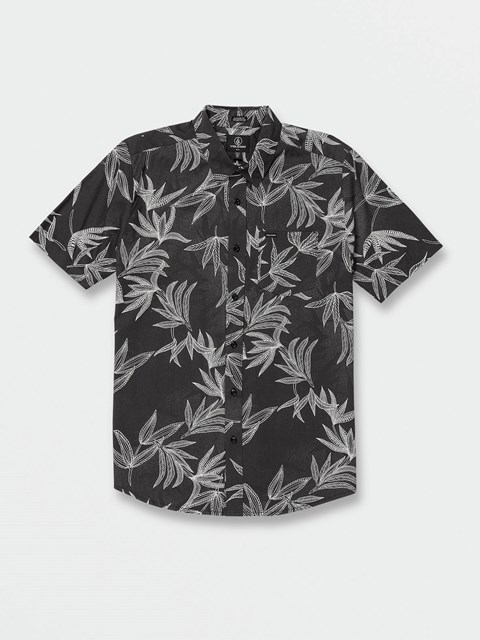 Volcom Paison Korta Sleeve Shirt Svarta | GTK917546