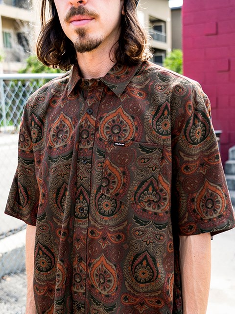 Volcom Paison Korta Sleeve Shirt Svarta | TSZ529687