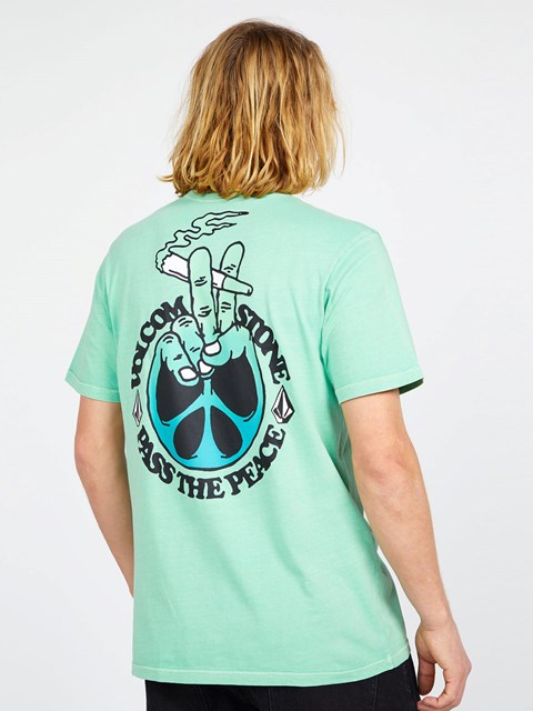 Volcom Partakerz Korta Sleeve Tee Jade | ECR715260