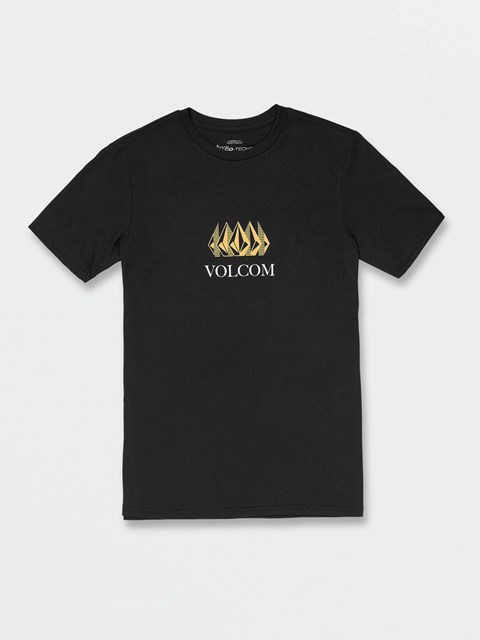 Volcom Pentastone Tech Korta Sleeve Tee Svarta | HNG176528