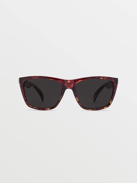 Volcom Plasm Sunglasses Gloss Sea Grass Tort / Gray | OJE792038
