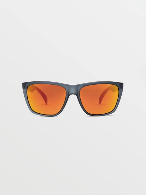 Volcom Plasm Sunglasses Matte Smoke / Heat Polar | YVC564972