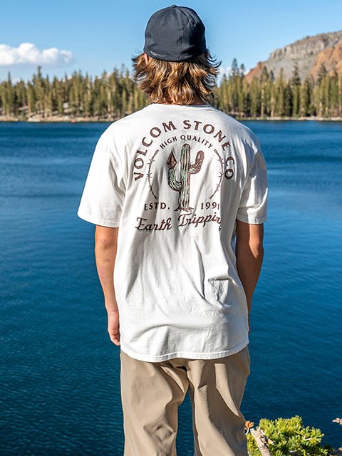 Volcom Prickly Farm To Yarn Korta Sleeve Tee Vita | XVU471865
