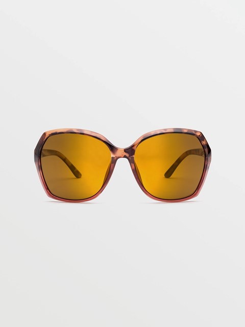 Volcom Psychic Sunglasses Rosa Guld | WKH975610