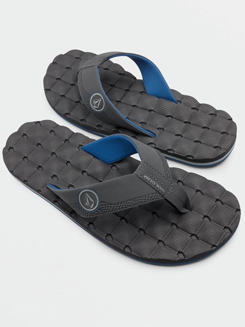 Volcom Recliner Sandals for Men Blå | UQD982341