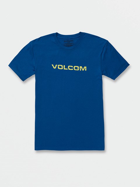 Volcom Rippeuro Korta Sleeve Tee Kungsblått | NZI481397
