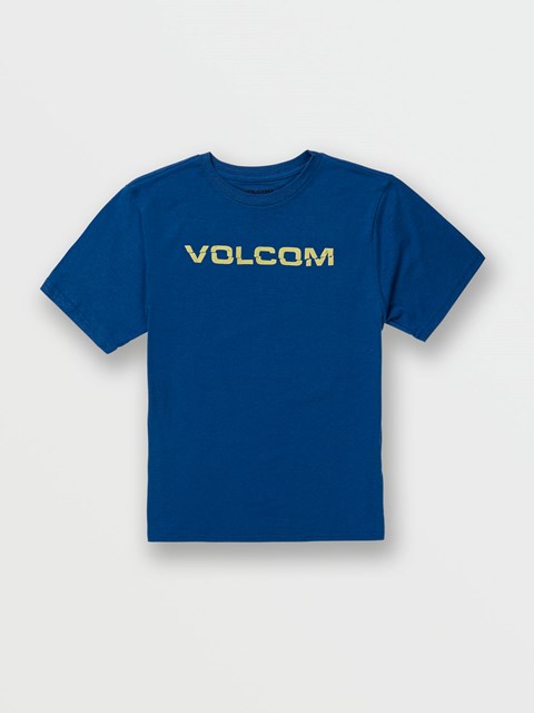 Volcom Rippeuro Korta Sleeve Tee Kungsblått | QCN416805
