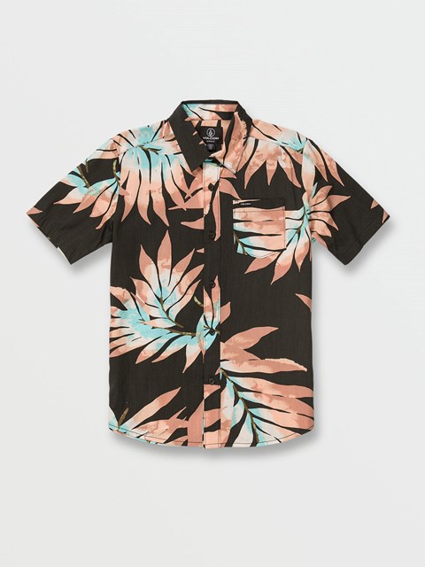 Volcom Seeweed Korta Sleeve Shirt Svarta | DUG798654