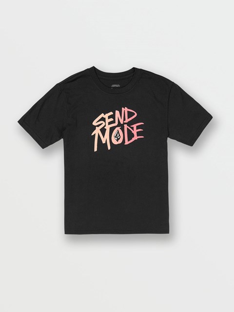 Volcom Send Mode Tech Korta Sleeve Tee Svarta | BGO154763