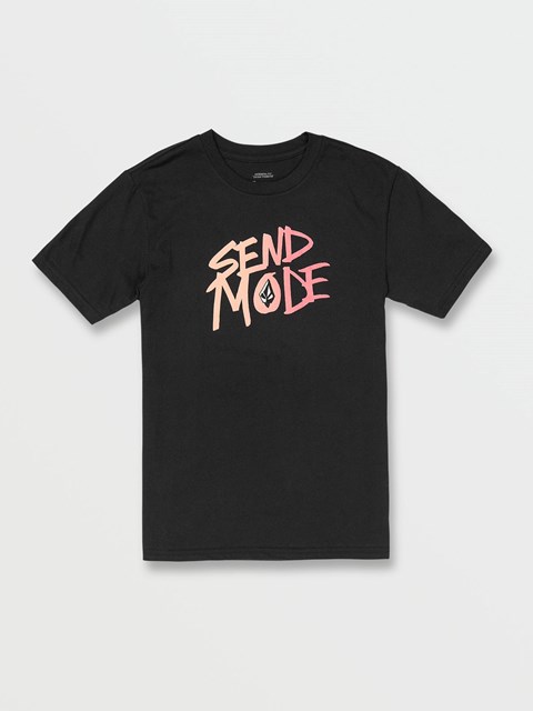 Volcom Send Mode Tech Korta Sleeve Tee Svarta | ESR816902
