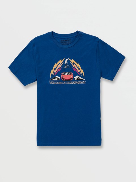 Volcom Sender Korta Sleeve Tee Kungsblått | MEP654392