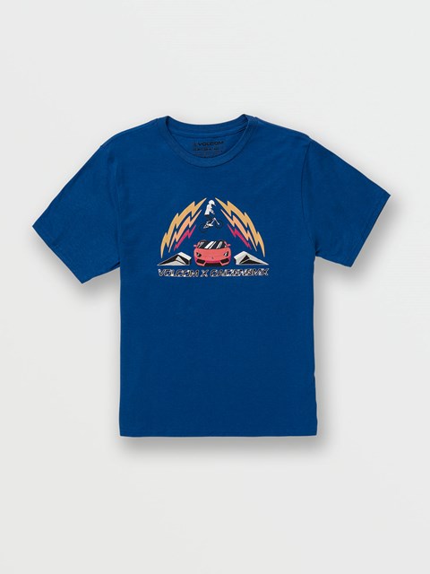 Volcom Sender Korta Sleeve Tee Kungsblått | UYS024617