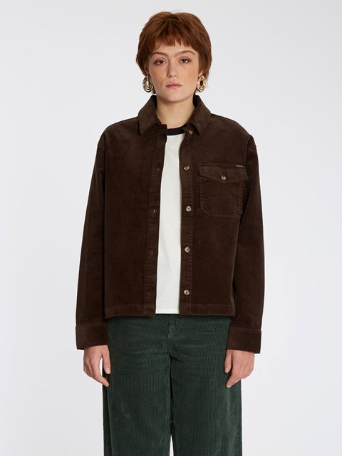 Volcom Sha Lala Shacket Espresso | AUT398675