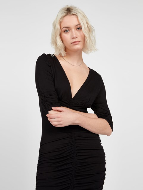 Volcom Shir Fine Klänning Svarta | RCJ234780