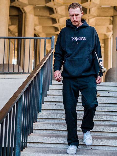 Volcom Skate Vitals Pullover Hoodie Svarta | HWN725096