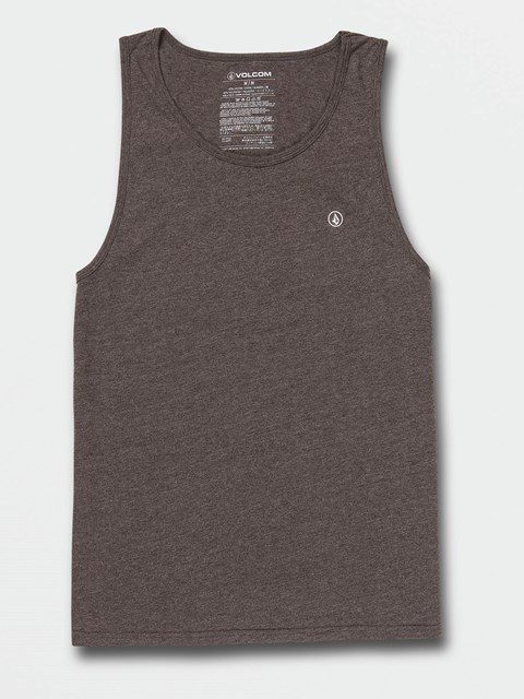 Volcom Solid Heather Tank Mörksvarta | SRE593176