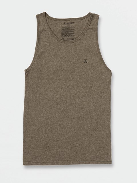 Volcom Solid Heather Tank Olivgröna | ITS359406