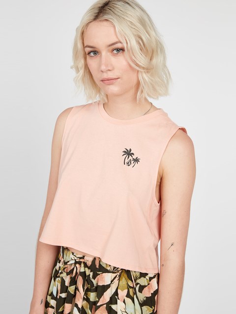 Volcom Stone Hour Crop Tank Rosa | HNT152307