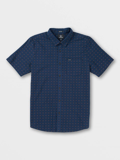 Volcom Stone Mags Korta Sleeve Shirt Marinblå | EJF274956