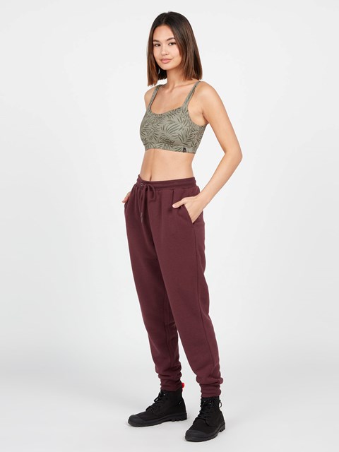 Volcom Stone Stacked Jogger Pants Vinröda | KXU410726