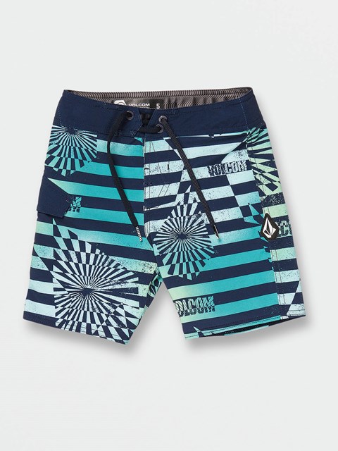 Volcom Stone Stripe Mod-Tech Trunks Gröna | HIX367904