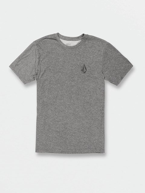 Volcom Stone Tech Korta Sleeve Tee Charcoal Heather | FBR180645