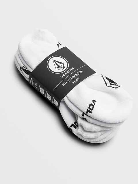 Volcom Stones No Show Socks 3 Pack Vita | TKD503687