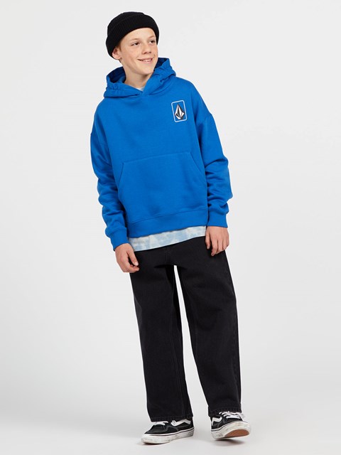 Volcom Strikehood Pullover Hoodie Blå | URZ235469