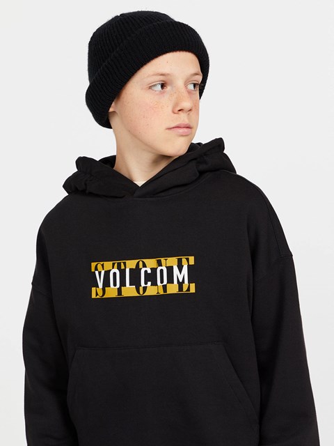 Volcom Strikehood Pullover Hoodie Svarta | ECX725819