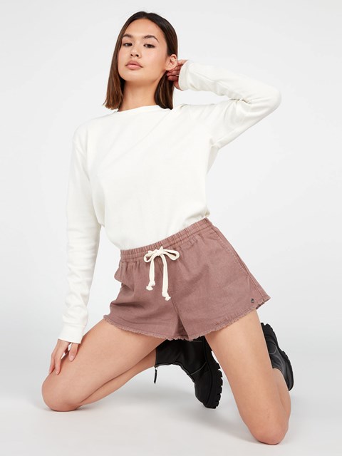 Volcom Strutin Stone Shorts Raisin | AOD034256