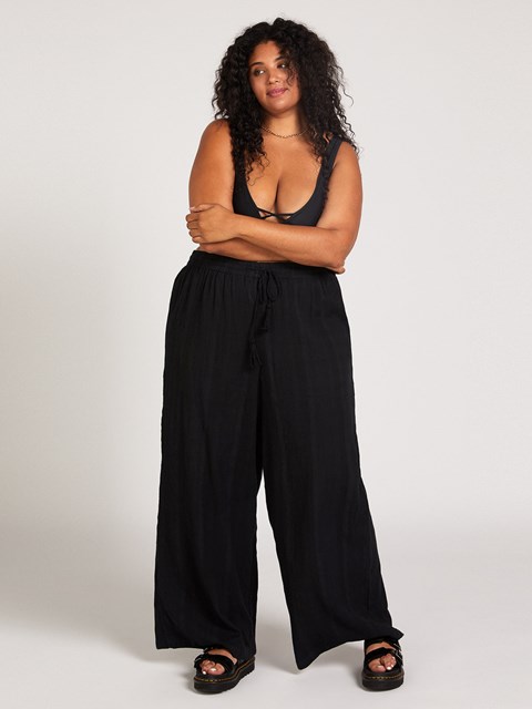 Volcom Sun Spent Pants Plus Size Svarta | GTJ835974